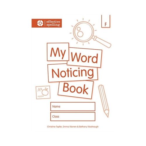 My Word Noticing Book Foundation - Only 1 Remaining